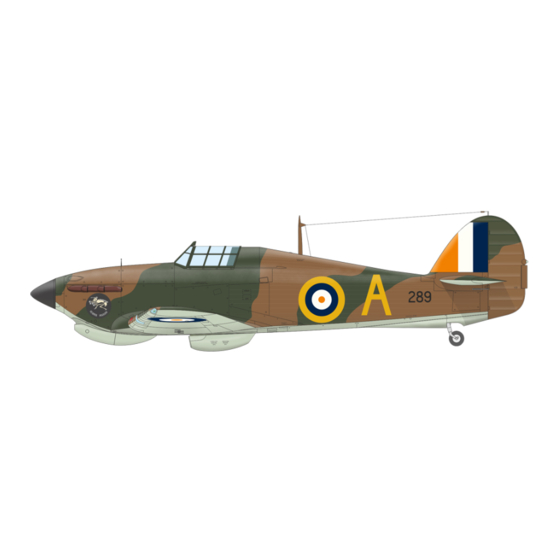 Eduard Hurricane Mk.I landing flaps Quick Start Manual