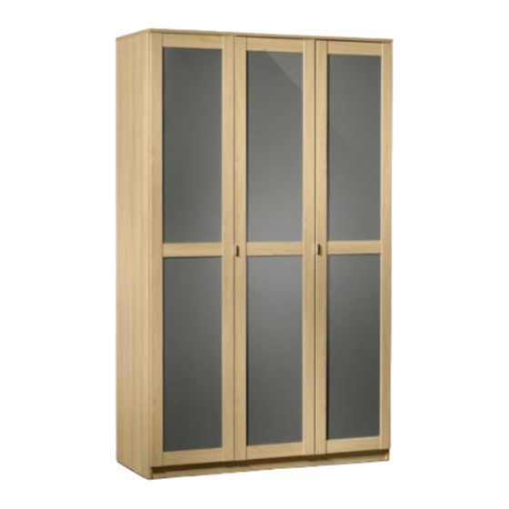 Julian Bowen Limited Strada 3 Door Wardrobe Assembly Instructions Manual