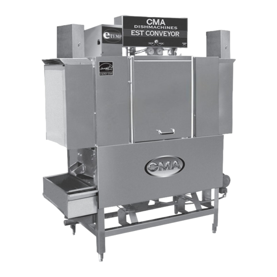 CMA Dishmachines First Chemical EST- 44 Quick Setup Instructions