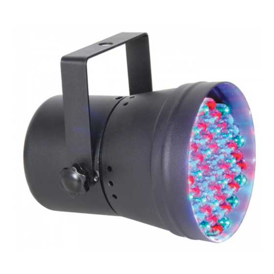 Beamz LED PAR36 DMX SPOT Instruction Manual