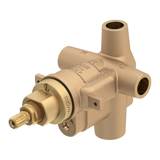 Symmons Temptrol 46-1-BODY Installation Brief