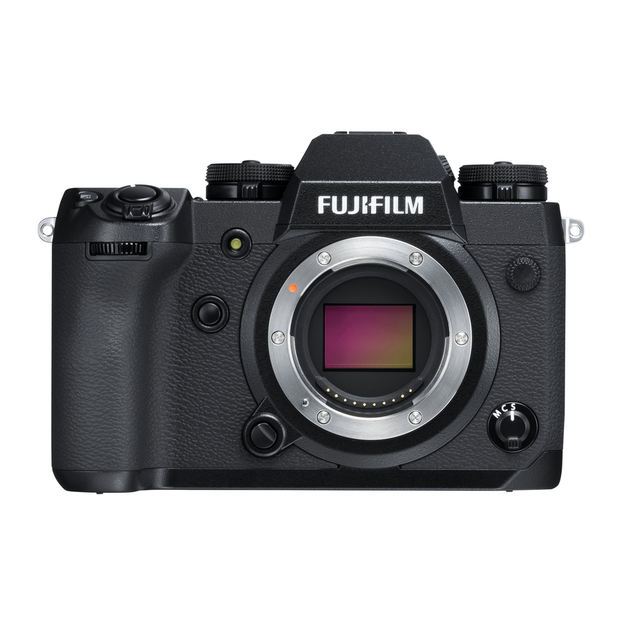 FujiFilm X-H1 - Digital Camera Manual