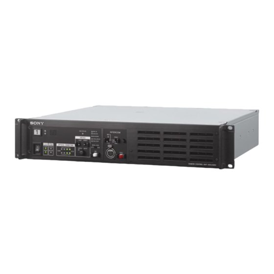 Sony HDCU4300 Service Manual
