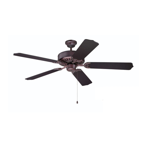 Craftmade Pro Builder C52 Installation Manual