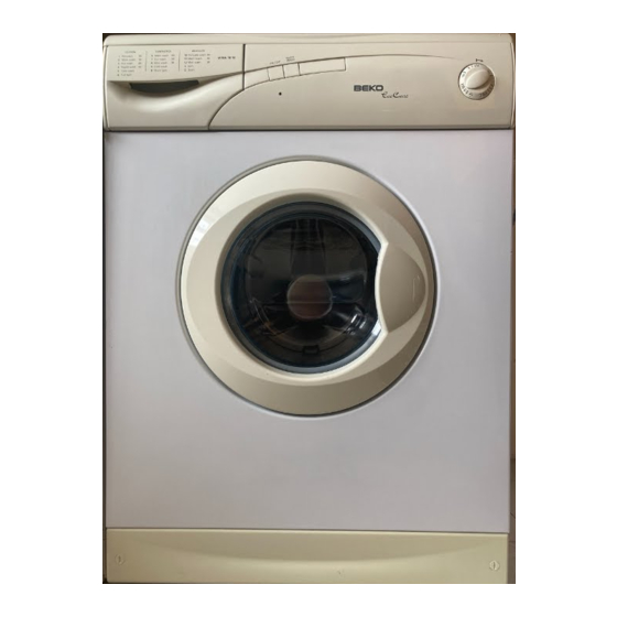 Beko WMA 10 W Installation & Operating Instructions And Washing Guidance