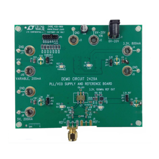 Linear Technology 2429A Demo Manual