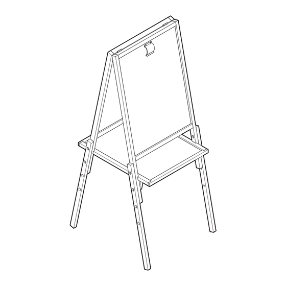 George Home Wooden easel Assembly Manual