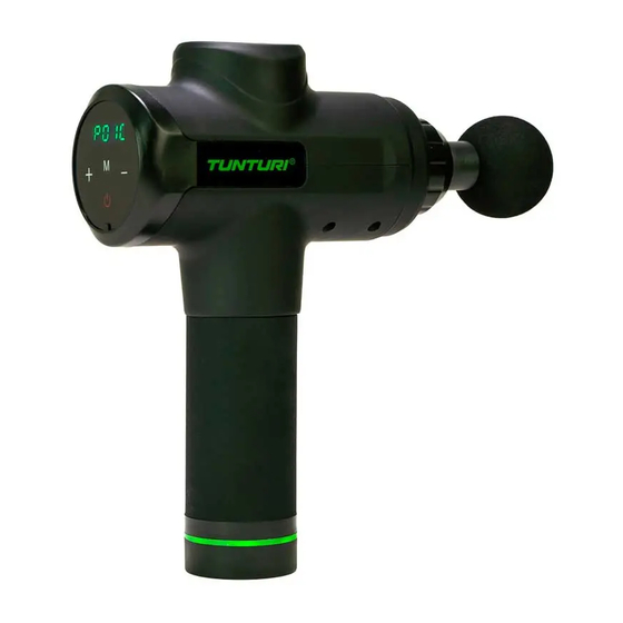 Tunturi Massage Gun User Manual