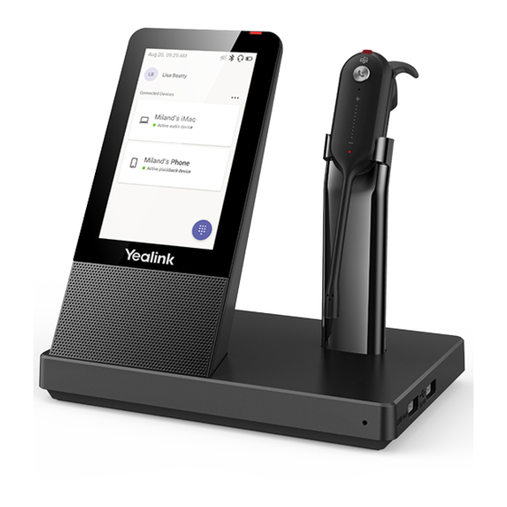 Yealink WH67-UC Quick Start Manual
