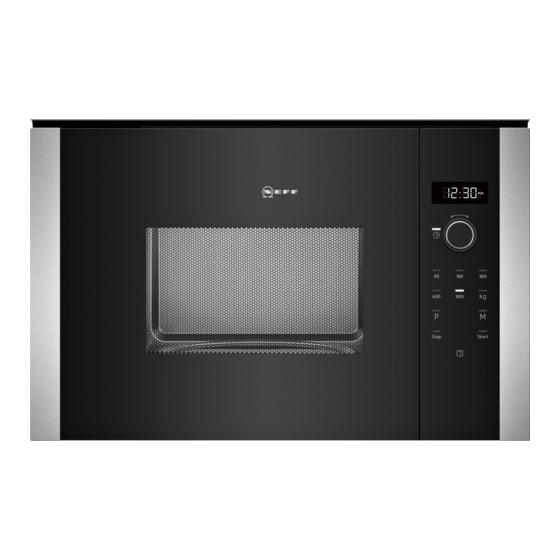 NEFF HLAWD23G0B User Manual And Installation Instructiions