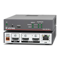 Extron electronics DA2 HD 8K L User Manual