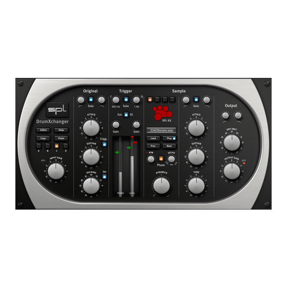 SPL DrumXchanger Manual