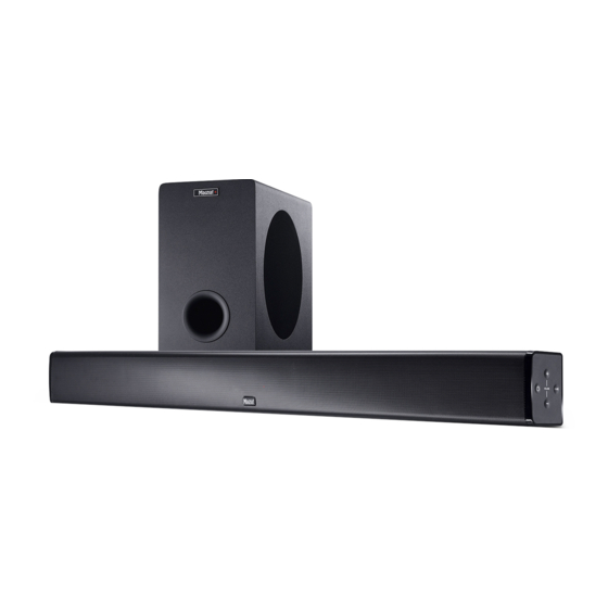 Magnat Audio SBW 250 Important Notes For Installation & Warranty Card