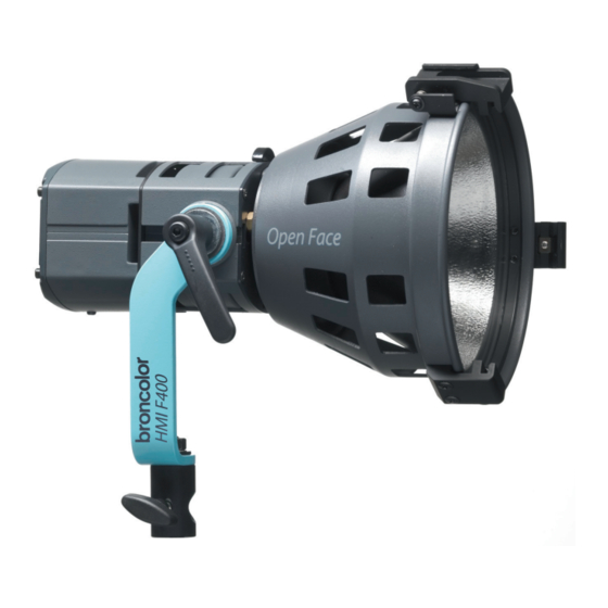 Broncolor F200 Operating Instructions Manual