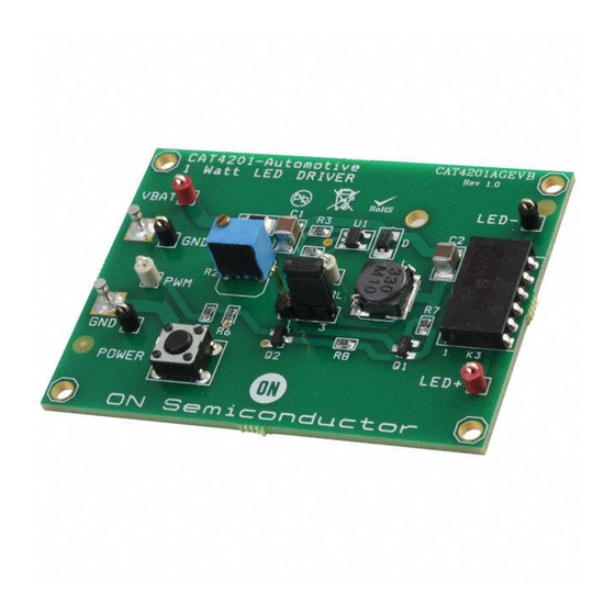 ON Semiconductor CAT4201AGEVB User Manual