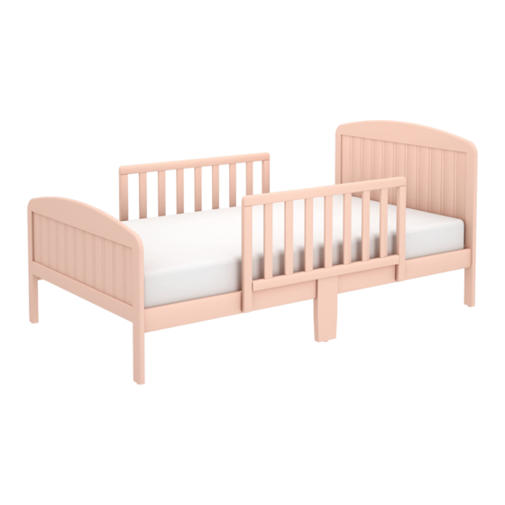 BK FURNITURE HARRISBURG TODDLER BED RC5010 Assembly