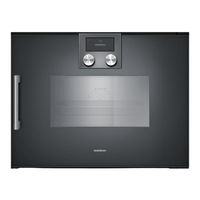 Gaggenau BSP2711.1 User Manual And Installation Instructions