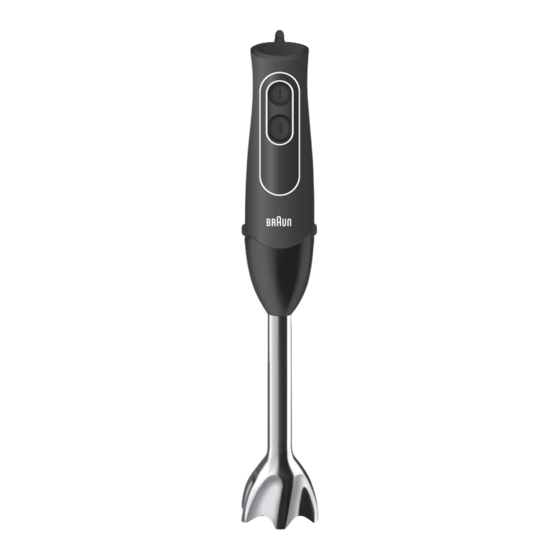 Braun Multiquick 5 MQ 505 Instructions Manual