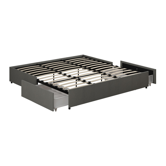User Manuals: DHP 4364449 Platform bed storage
