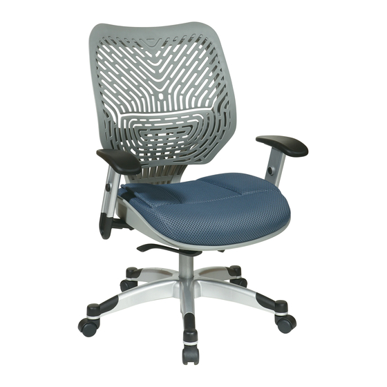 Office Star Products Space Seating SpaceFlex REVV 86 Series Operating Instructions