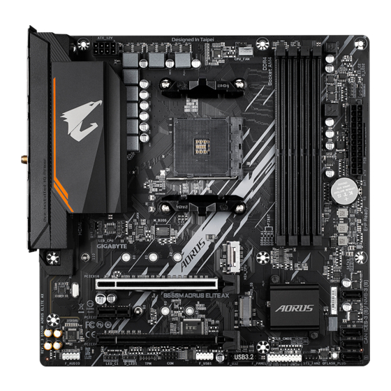 Gigabyte B550M AORUS ELITE AX User Manual