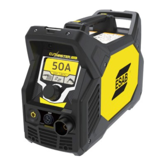 ESAB CUTMASTER 70+ Operating Manual