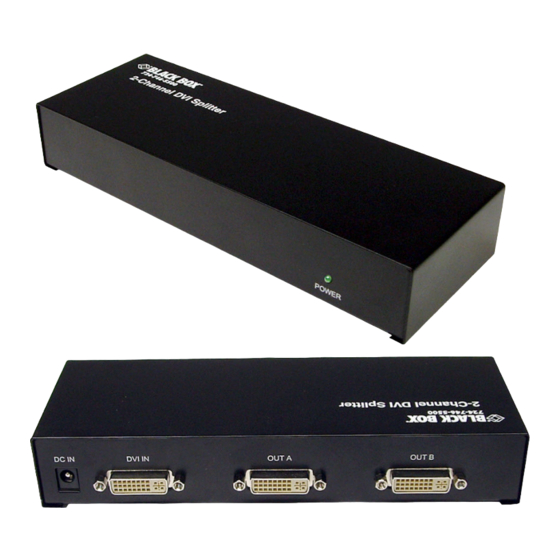 Black Box AC1031A-2 User Manual