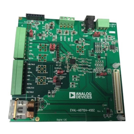 Analog Devices EVAL-AD7124-4SDZ User Manual