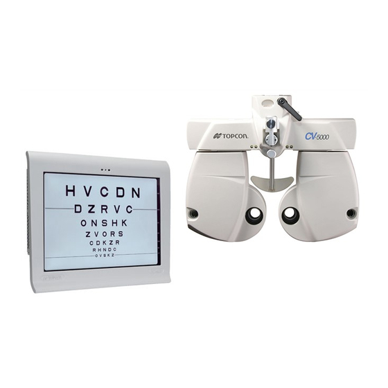 Topcon CV-50000 Instruction Manual