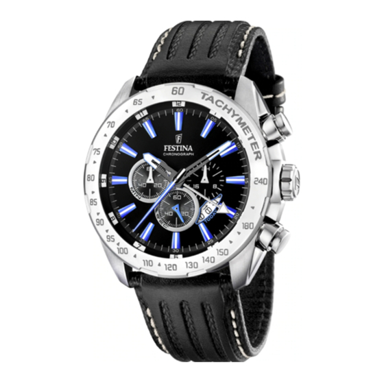 Festina IFMJS25 Instruction Manual
