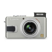 Panasonic DMC-LX1S - Lumix Digital Camera Operating Instructions Manual