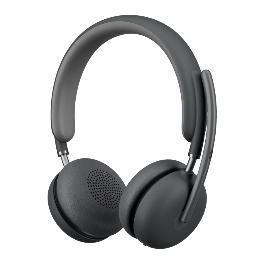 Logitech ZONE 950 - Wireless Headset with Active Noise-Cancelling Manual