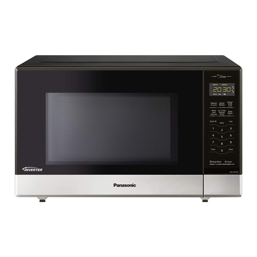 Panasonic NN-ST676S Manual