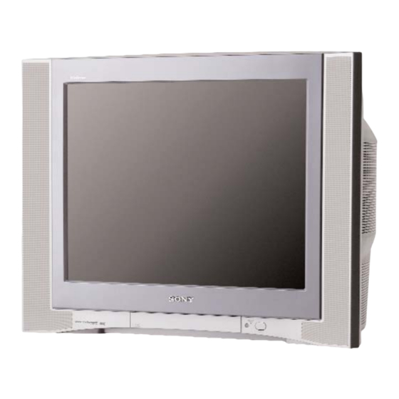 Sony KV-36FV310 - 36" Trinitron Wega Specifications