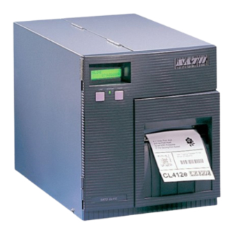 SATO CL408 Operator And Technical Reference Manual