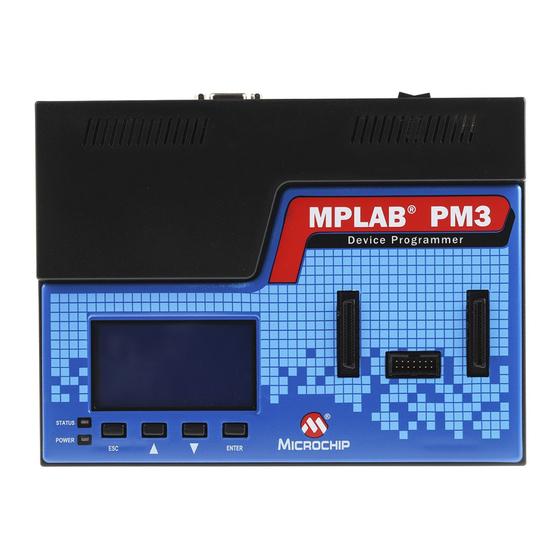 Microchip Technology MPLAB PM3 Setting Up