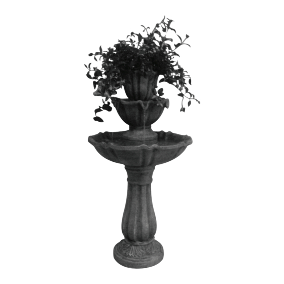 YRD Rechargeable Garden Fountain Assembly Manual