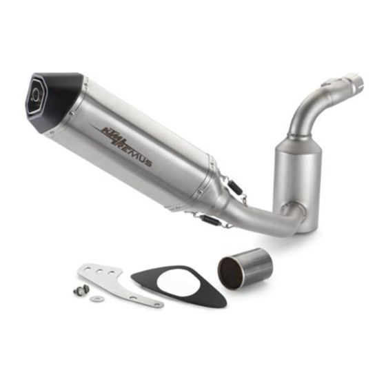 KTM Power Parts 90805999500 Manual