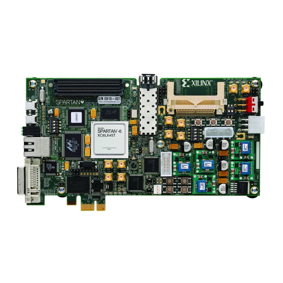 Xilinx Spartan-6 FPGA SP605 Embedded Kit Getting Started