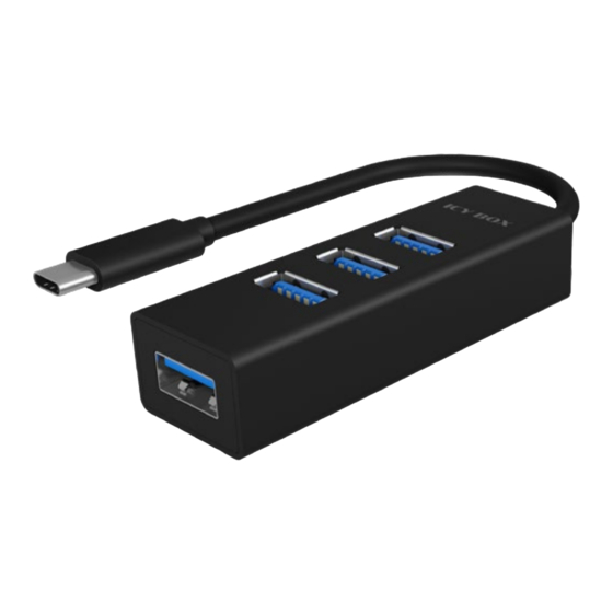 Icy Box IB-HUB1419-C3 Manual