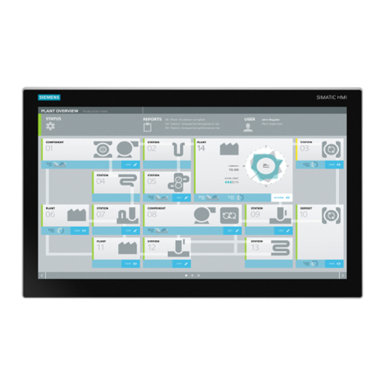 Siemens SIMATIC IPC277E Compact Operating Instructions