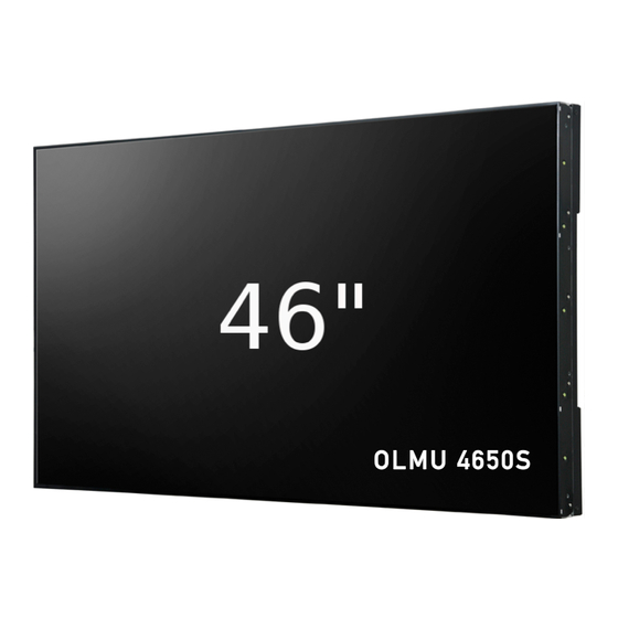 Orion MLCD OLMU-4620S Video Wall Display Manuals