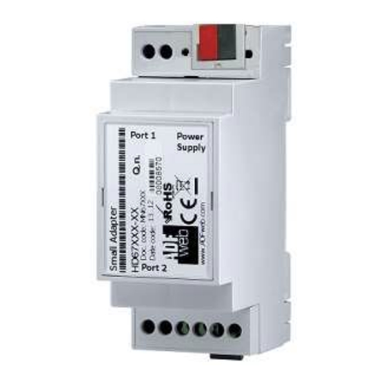 ADF Web HD67814-KNX-B2 User Manual