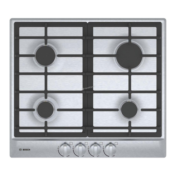 Bosch NGM5456UC/01 Gas Cooktop Manuals