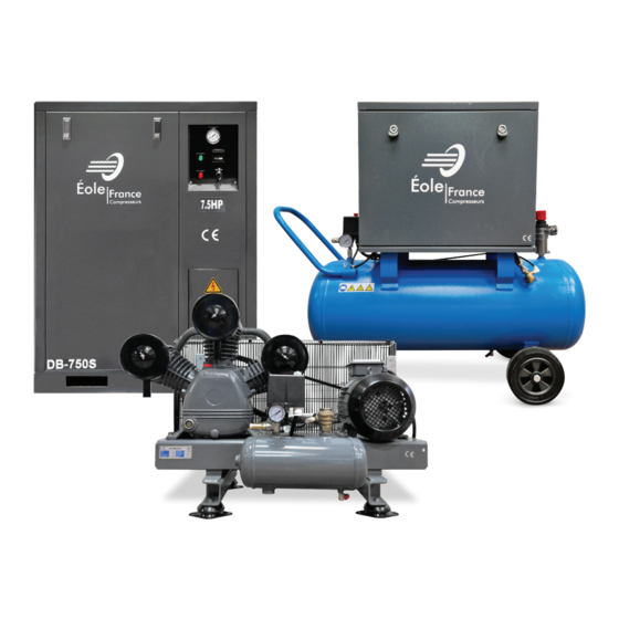 Eole Compresseur DB-200/50 Operating Instructions Manual