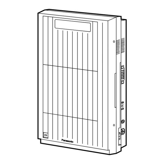 Panasonic KX-TVS300 Processing System Manuals