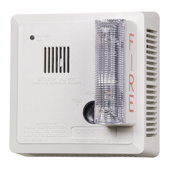 Gentex 7109CS Installation Instructions Manual