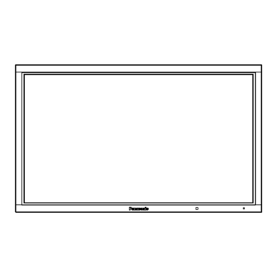 Panasonic TH-85PF12U Service Manual