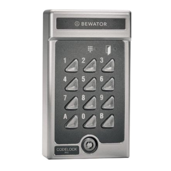 Bewator K12 Installation & User Manual