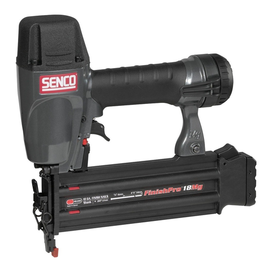 Senco FinishPro 18Mg Operating Instructions Manual